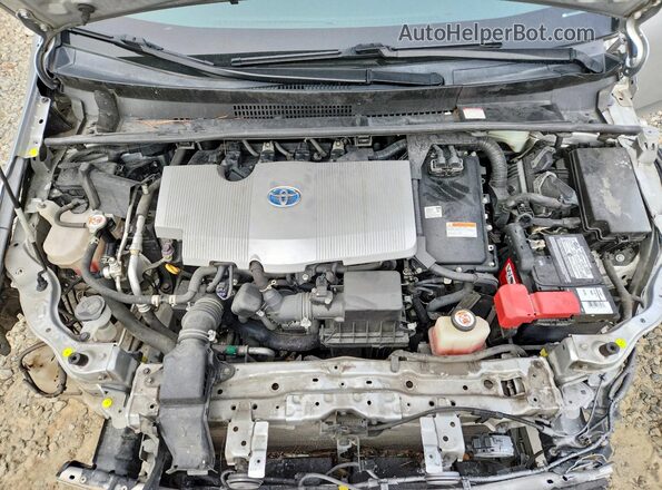 JTDKAMFU0M3149245 2021 TOYOTA PRIUS Silver Вид задньої частини салону