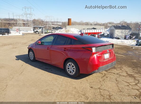 JTDKAMFU6M3147869 2021 TOYOTA PRIUS Красный Задняя левая четверть