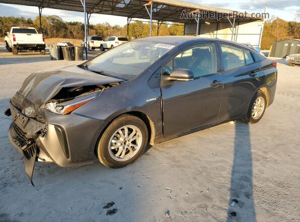 JTDKAMFU7M3148626 2021 TOYOTA PRIUS Charcoal Передня ліва чверть