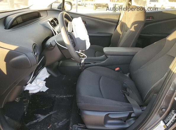 JTDKAMFU7M3148626 2021 TOYOTA PRIUS Charcoal Вид салону спереду