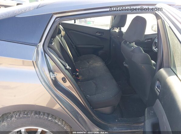 JTDKAMFU8N3173388 2022 TOYOTA PRIUS Серый Вид наклейки с VIN-кодом