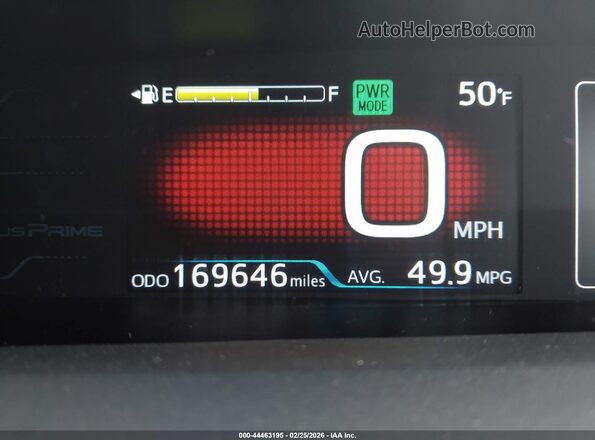 JTDKARFP0H3001772 2017 TOYOTA PRIUS PRIME Silver 