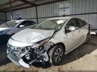 2018 Toyota Prius Prime Advanced Серебряный vin: JTDKARFP1J3095747