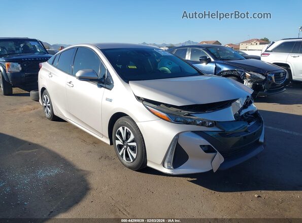 JTDKARFP7K3112276 2019 TOYOTA PRIUS PRIME Бежевый Передняя правая четверть