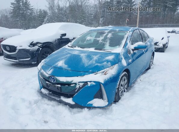 JTDKARFP9K3113249 2019 TOYOTA PRIUS PRIME Бирюзовый Вид спереди