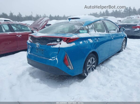 JTDKARFP9K3113249 2019 TOYOTA PRIUS PRIME Бирюзовый Задняя правая четверть