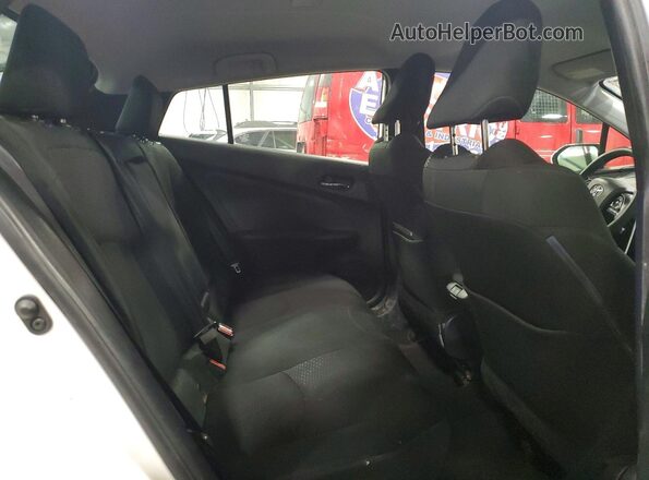 JTDKARFU4K3070686 2019 TOYOTA PRIUS Белый Вид задней части салона