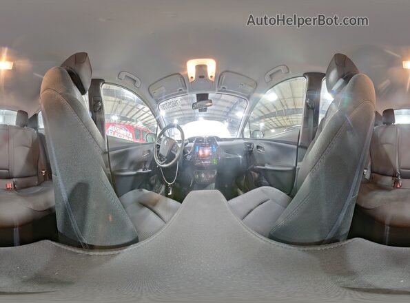 JTDKARFU4K3070686 2019 TOYOTA PRIUS Белый Панорамный вид салона 360°
