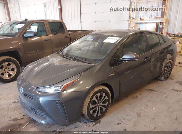 JTDKARFUXK3078484 2019 TOYOTA LE Gray Vista tres cuartos delantera izquierda