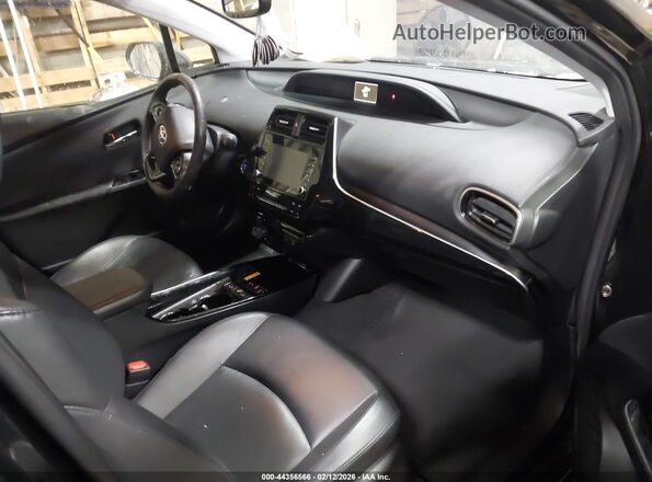 JTDL9MFUXN3037650 2022 TOYOTA PRIUS Black Սալոնի դիմացի տեսք