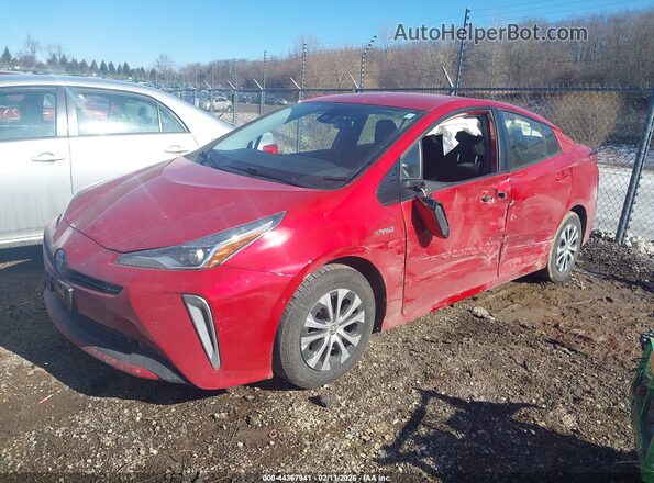 JTDL9RFU1L3018852 2020 TOYOTA LE Red Przód lewy
