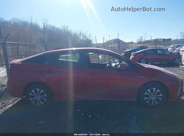 JTDL9RFU1L3018852 2020 TOYOTA LE Red Widok wnętrza z tyłu