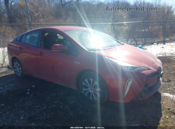 JTDL9RFU1L3018852 2020 TOYOTA LE Red Przód prawy