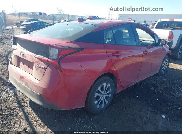JTDL9RFU1L3018852 2020 TOYOTA LE Red Tył prawy