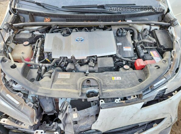 JTDL9RFU2K3005221 2019 TOYOTA PRIUS Белый Вид задней части салона