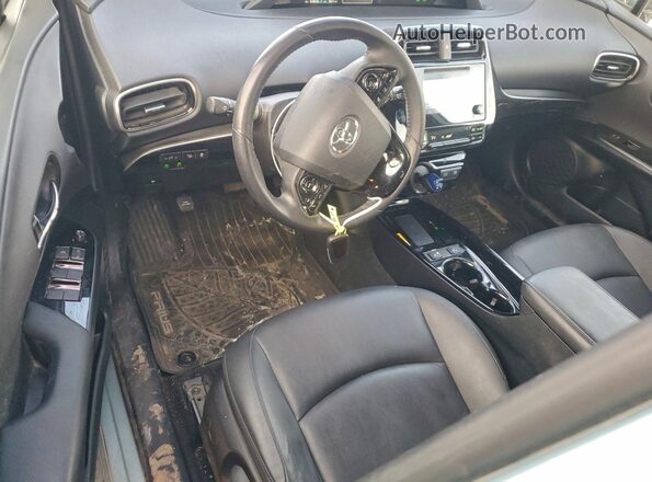 JTDL9RFU2K3012282 2019 TOYOTA PRIUS Бирюзовый Вид панели приборов