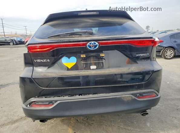 JTEAAAAH8MJ066450 2021 TOYOTA VENZA Black Вид ззаду