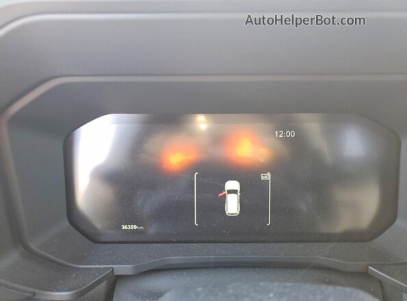 JTEABFAJ1RK003740 2024 TOYOTA LAND Blue Вид щитка приладів
