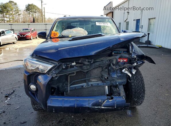 JTEBU5JR8K5616201 2019 TOYOTA 4RUNNER Синий Вид спереди