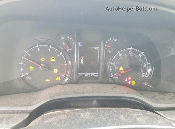JTEEU5JR0P5287272 2023 TOYOTA 4RUNNER Серый Вид щитка приборов