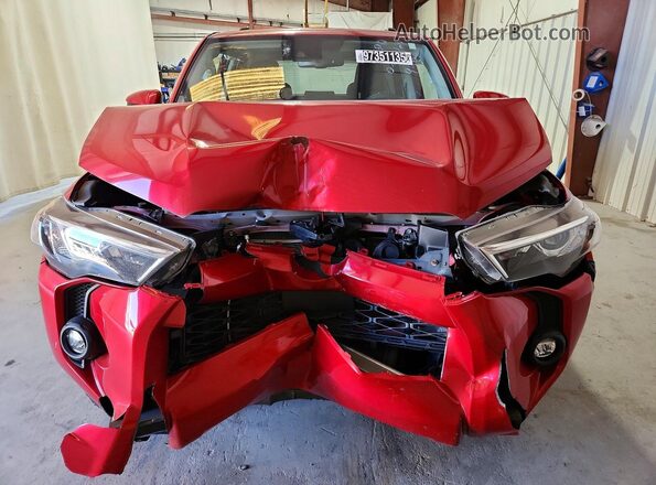 JTENU5JR9P6149563 2023 TOYOTA 4RUNNER Красный Вид спереди