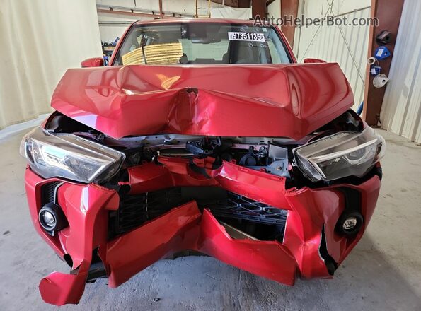 JTENU5JR9P6149563 2023 TOYOTA 4RUNNER Красный Панорамный вид салона 360°