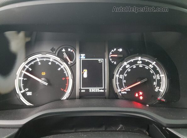 JTERU5JR3N6071991 2022 TOYOTA 4RUNNER Черный Вид щитка приборов