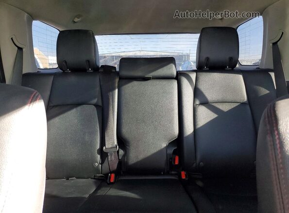 JTERU5JR6M5895018 2021 TOYOTA 4RUNNER Gray უკანა სავარძლების ხედი