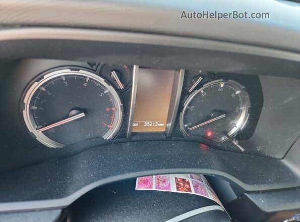 JTERU5JRXP6169189 2023 TOYOTA 4RUNNER Серебряный Вид щитка приборов