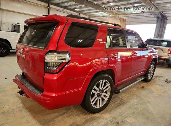 JTESU5JR9N6034073 2022 TOYOTA 4RUNNER Красный Задняя правая четверть