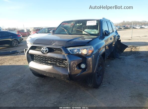 JTEZU5JRXJ5186653 2018 TOYOTA 4RUNNER Серый Передняя левая четверть
