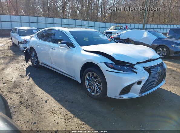 JTHB51FF2J5003707 2018 LEXUS LS 500 Белый Передняя правая четверть