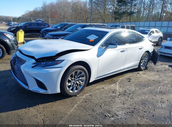 JTHB51FF2J5003707 2018 LEXUS LS 500 Белый Передняя левая четверть