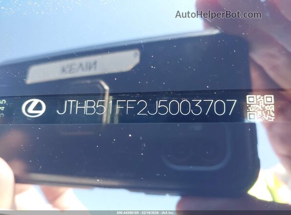 JTHB51FF2J5003707 2018 LEXUS LS 500 Белый 