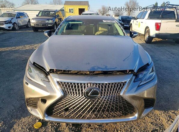 JTHB51FF8J5000651 2018 LEXUS LS Silver Widok z przodu