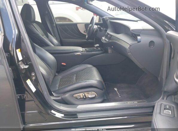 JTHB51FF9J5006362 2018 LEXUS LS 500 Черный Вид салона спереди