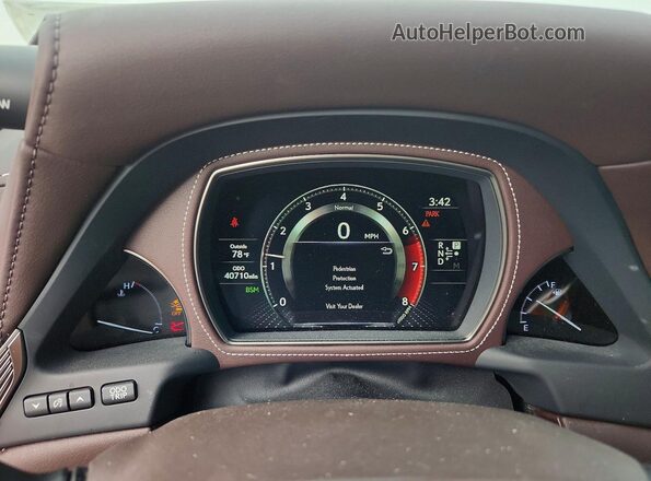 JTHB51FF9K5007304 2019 LEXUS LS Белый Вид щитка приборов