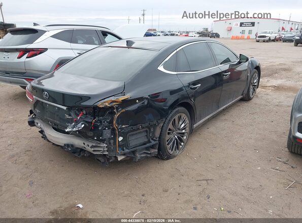 JTHB5LFF6J5003592 2018 LEXUS LS 500 Black Задня права чверть