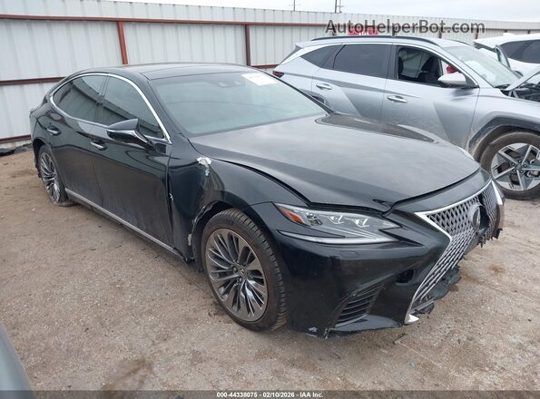 JTHB5LFF6J5003592 2018 LEXUS LS 500 Black Передня права чверть