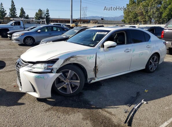 JTHBA1BL7GA001023 2016 LEXUS GS Белый Передняя левая четверть