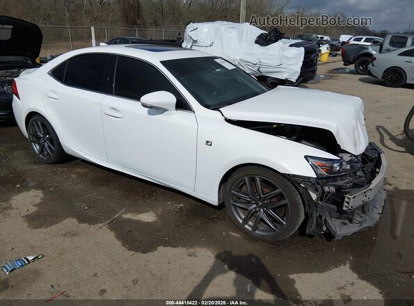 JTHBA1D20H5055083 2017 LEXUS IS 200T Белый Передняя правая четверть
