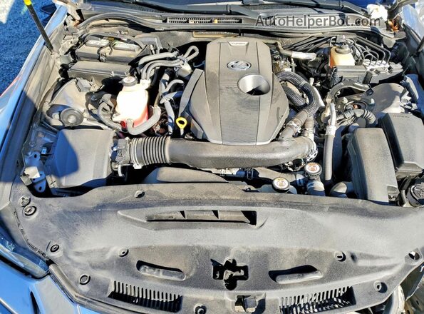 JTHBA1D20J5076151 2018 LEXUS IS Серебряный Вид задней части салона