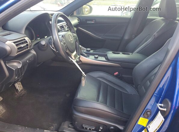 JTHBA1D21G5019188 2016 LEXUS IS Синий Вид салона спереди