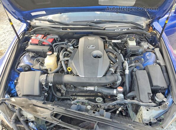 JTHBA1D21G5019188 2016 LEXUS IS Синий Вид задней части салона