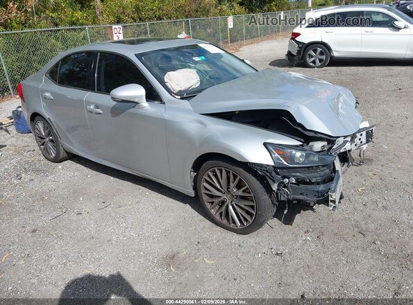 JTHBA1D21H5055593 2017 LEXUS IS 200T Silver Delantero derecho