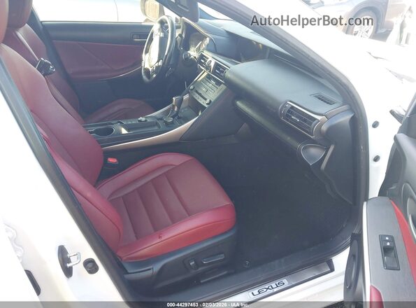 JTHBA1D21K5089881 2019 LEXUS IS 300 Белый Вид салона спереди