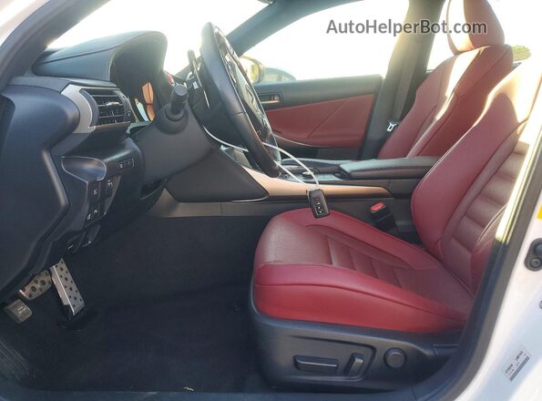 JTHBA1D21K5091341 2019 LEXUS IS Белый Вид салона спереди