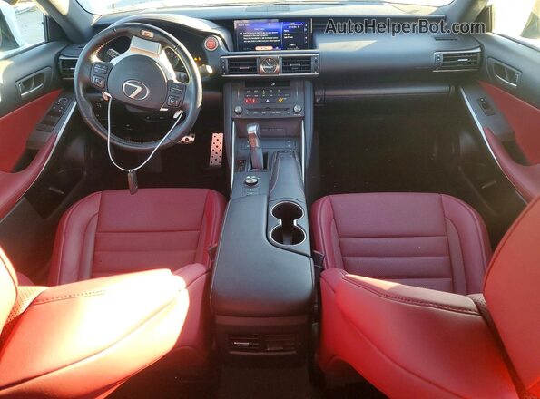 JTHBA1D21K5091341 2019 LEXUS IS Белый Вид панели приборов