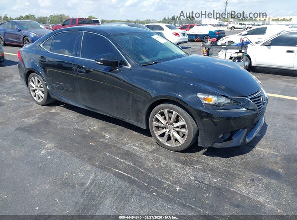 JTHBA1D23G5017264 2016 LEXUS IS 200T Черный Передняя правая четверть