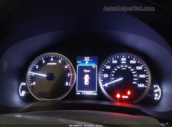 JTHBA1D24G5016933 2016 LEXUS IS 200T Белый Вид задних сидений